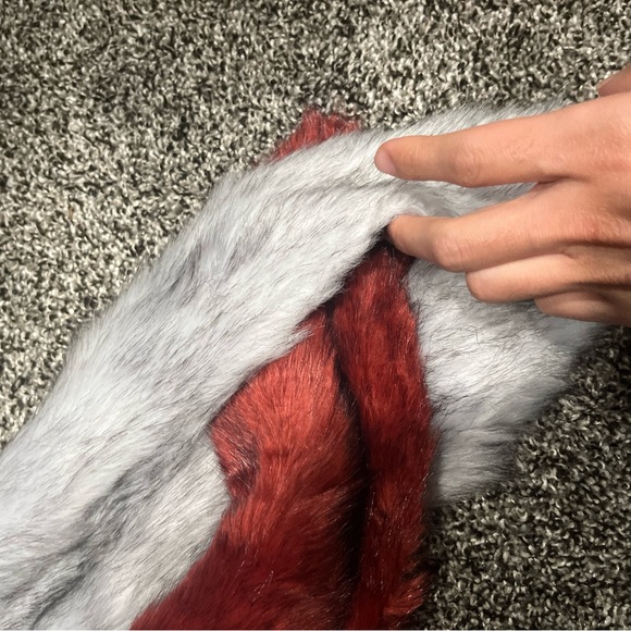 Multi color fur collar - Picture 2 of 6